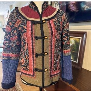 Multicolor Quilted Women's Jacket